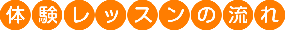 体験レッスンの流れ